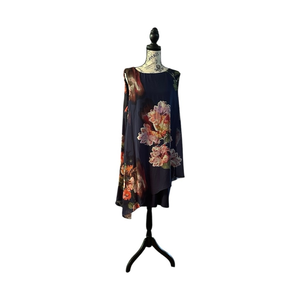 Floral Asymmetrical Dress